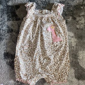 Giraffe 🦒 print romper